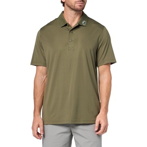 Lacoste Men’s Regular Fit UV Protect Collar Logo Golf Polo Shirt(Olive)