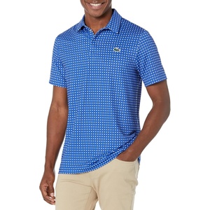 Lacoste Men’s Regular Fit UV Protect Golf Polo Shirt(Cobalt/Flour)