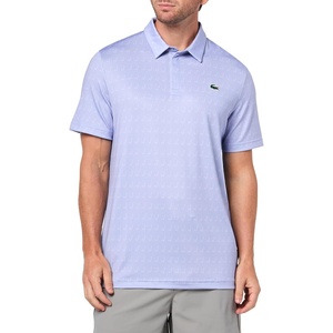Lacoste Men’s Regular Fit UV Protect Golf Polo Shirt(Delphinium/White)