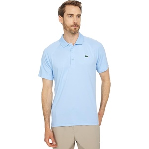 Lacoste Men’s Regular Fit UV Protect Golf Polo Shirt(Nattier Blue)