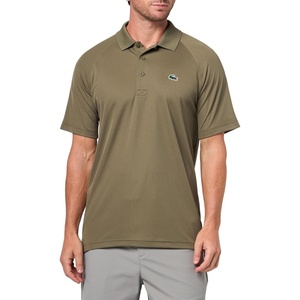 Lacoste Men’s Regular Fit UV Protect Golf Polo Shirt(Olive)