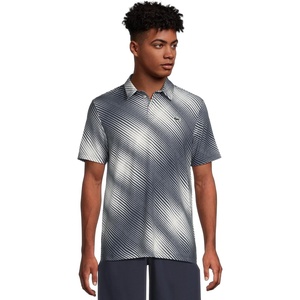Lacoste Men’s Regular Fit UV Protect Golf Polo Shirt(White/Navy Blue)