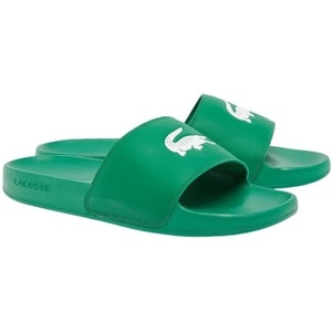 Lacoste Men’s Serve Slide 2.0(Green & White Croc)