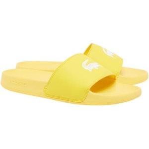 Lacoste Men’s Serve Slide 2.0(Yellow & White Croc)