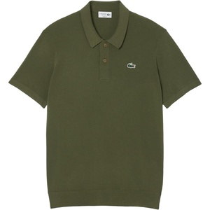 Lacoste Men’s Short Sleeved Polo Collar Golf Sweater(Olive)