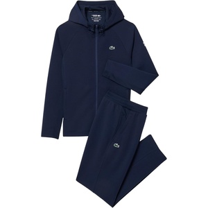 Lacoste Men’s Sport Tennis X Novak Djokovic Tracksuit Set(Navy Blue/Navy Blue)