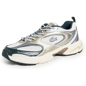 Lacoste Men’s Storm 96 Sneakers(Off White/Dark Green)