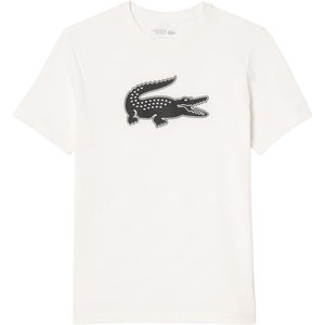 Lacoste Men’s Ultra Dry XXL Logo Sport T-shirt(White/Black)