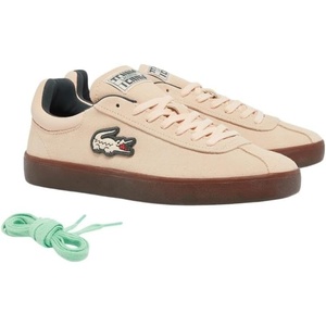 Lacoste Women’s Baseshot Sneaker(Light Pink/Dark Gum)