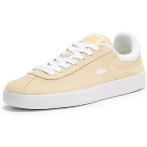 Lacoste Women’s Baseshot Sneaker(Light Yellow/White)