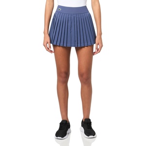 Lacoste Women’s Heritage Tennis Skirt(Primerose/Baby Blue)