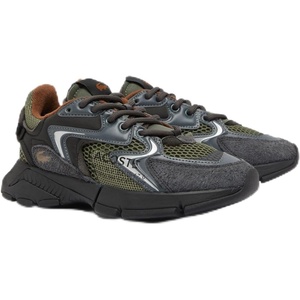 Lacoste Womens L003 Neo Sneaker(Dk Grn/Blk)