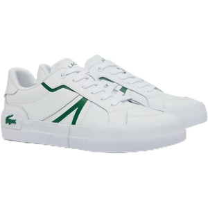 Lacoste Women’s L004 Canvas Trainers(White/Green)