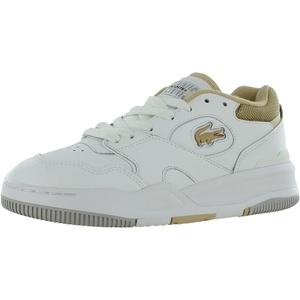 Lacoste Womens Lineshot Sneaker(White/Light Brown)