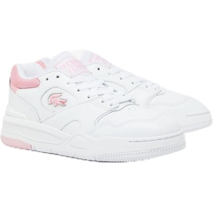 Lacoste Womens Lineshot Sneaker(White/Light Pink)