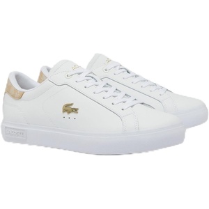 Lacoste Women’s Powercourt Sneakers(Wht/Lt Brw)