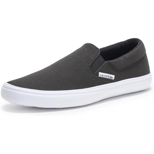 Lacoste Women’s Slip-on Base Sneaker(Black/White)