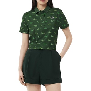 Lacoste Women’s Sport Regular Fit Uv Protect Golf Polo Shirt(Green)