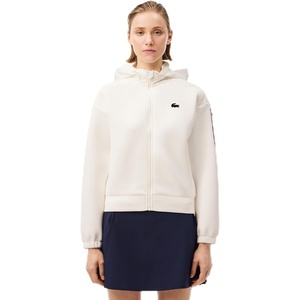 Lacoste Women’s Sport Removable Sport Hoodie(Flour)