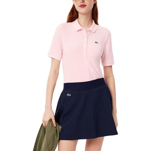 Lacoste Women’s Sport Slim Fit Ultra Dry Stretch Golf Polo Shirt(Flamingo/Flamingo)