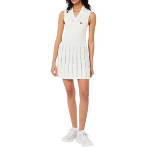 Lacoste Womens Sport Stretch Tennis Dress and Shorts(White/Green)