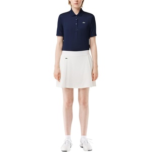 Lacoste Women’s Sport Ultra Dry Stretch Golf Skirt with Liner(Flour/Flour)