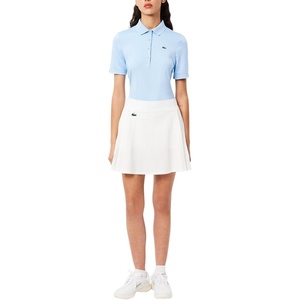 Lacoste Women’s Sport Ultra Dry Stretch Golf Skirt with Liner(White/White)