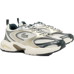 Lacoste Women’s Storm 96 2k Sneaker(Off White/Dark Green)