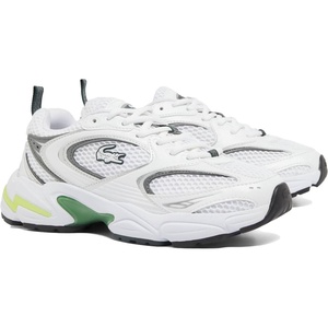 Lacoste Women’s Storm 96 2k Sneaker(White/Dark Green)
