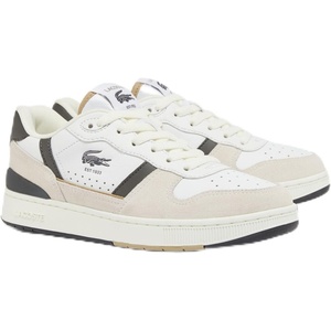 Lacoste Women’s T-Clip Set Sneaker(Dark Green/White)