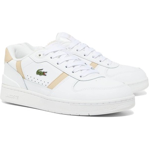 Lacoste Women’s T-Clip Set Sneaker(White/Natural)