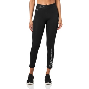 Lacoste Women’s Women’s Lacoste Sport 7/8 Length Recycled Polyester Leggings(Black)