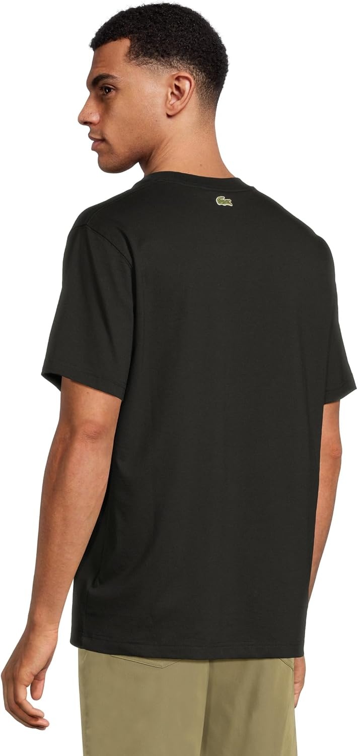 image:imageLacoste Classic Fit Cotton Print TShirtBlack