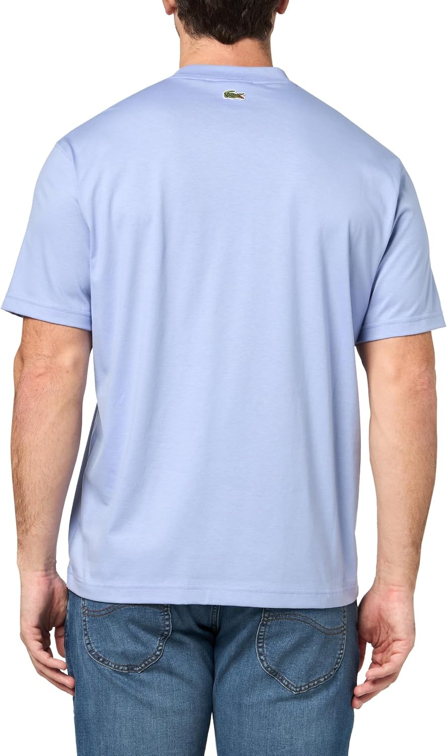image:imageLacoste Classic Fit Cotton Print TShirtDelphinium