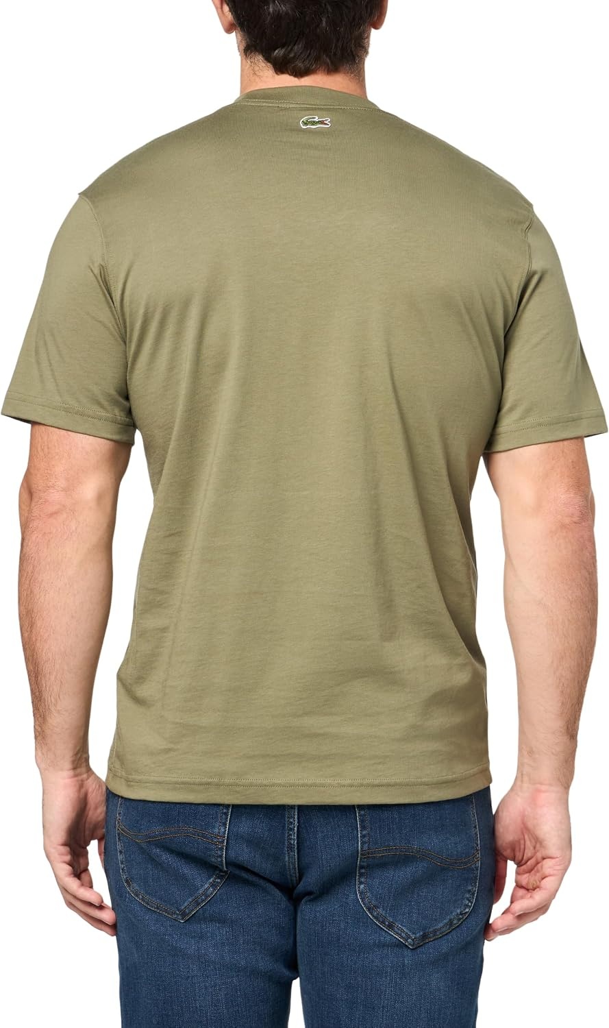 image:imageLacoste Classic Fit Cotton Print TShirtKhaki