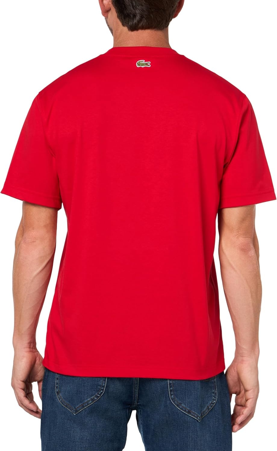 image:imageLacoste Classic Fit Cotton Print TShirtRed