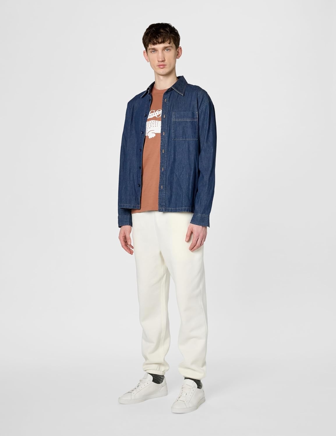 image:imageLacoste Classic Fit Cotton Print TShirtTrack