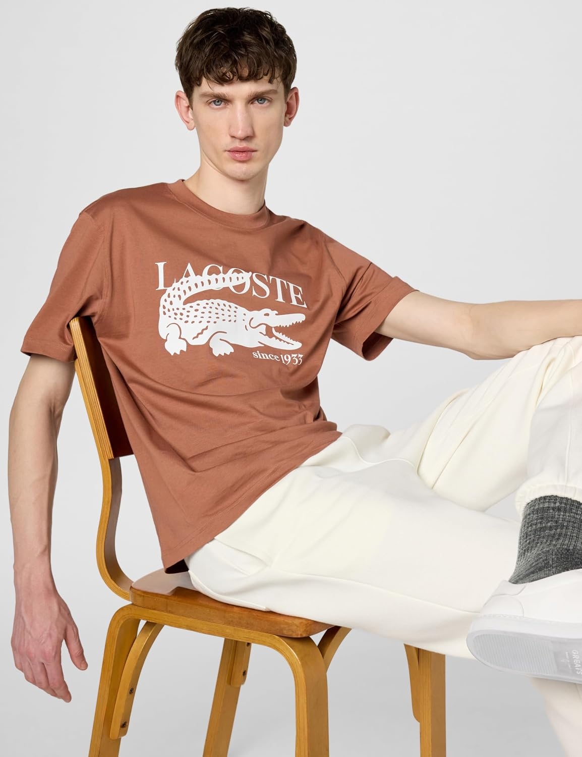 image:imageLacoste Classic Fit Cotton Print TShirtTrack