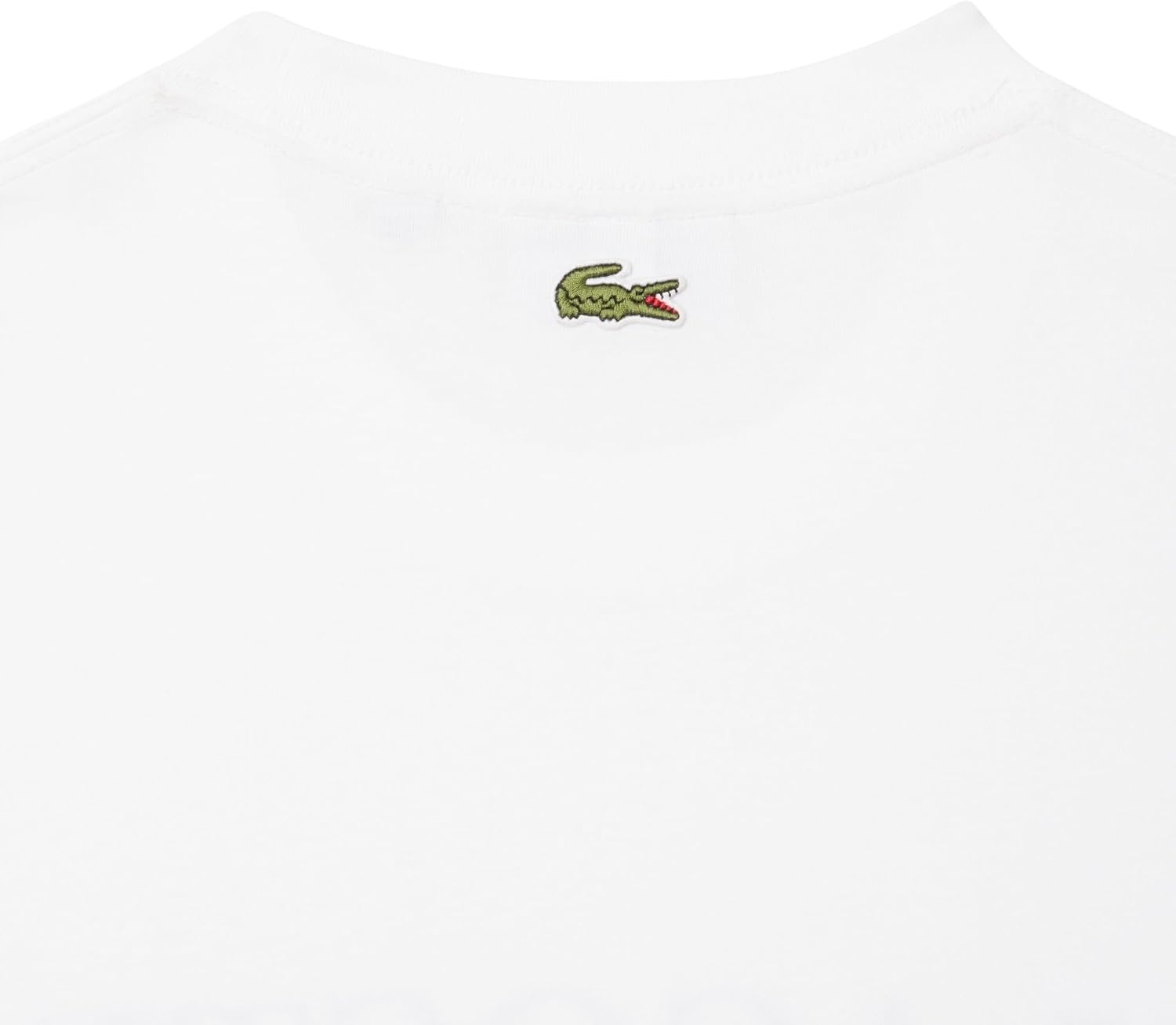 image:imageLacoste Classic Fit Cotton Print TShirtWhite