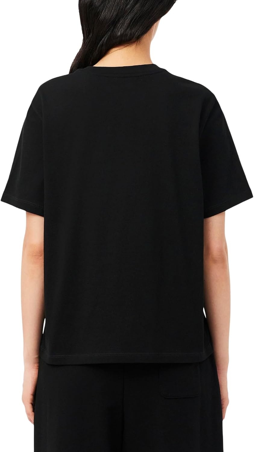 image:imageLacoste Cotton Jersey Loungewear TShirtBlackWhite