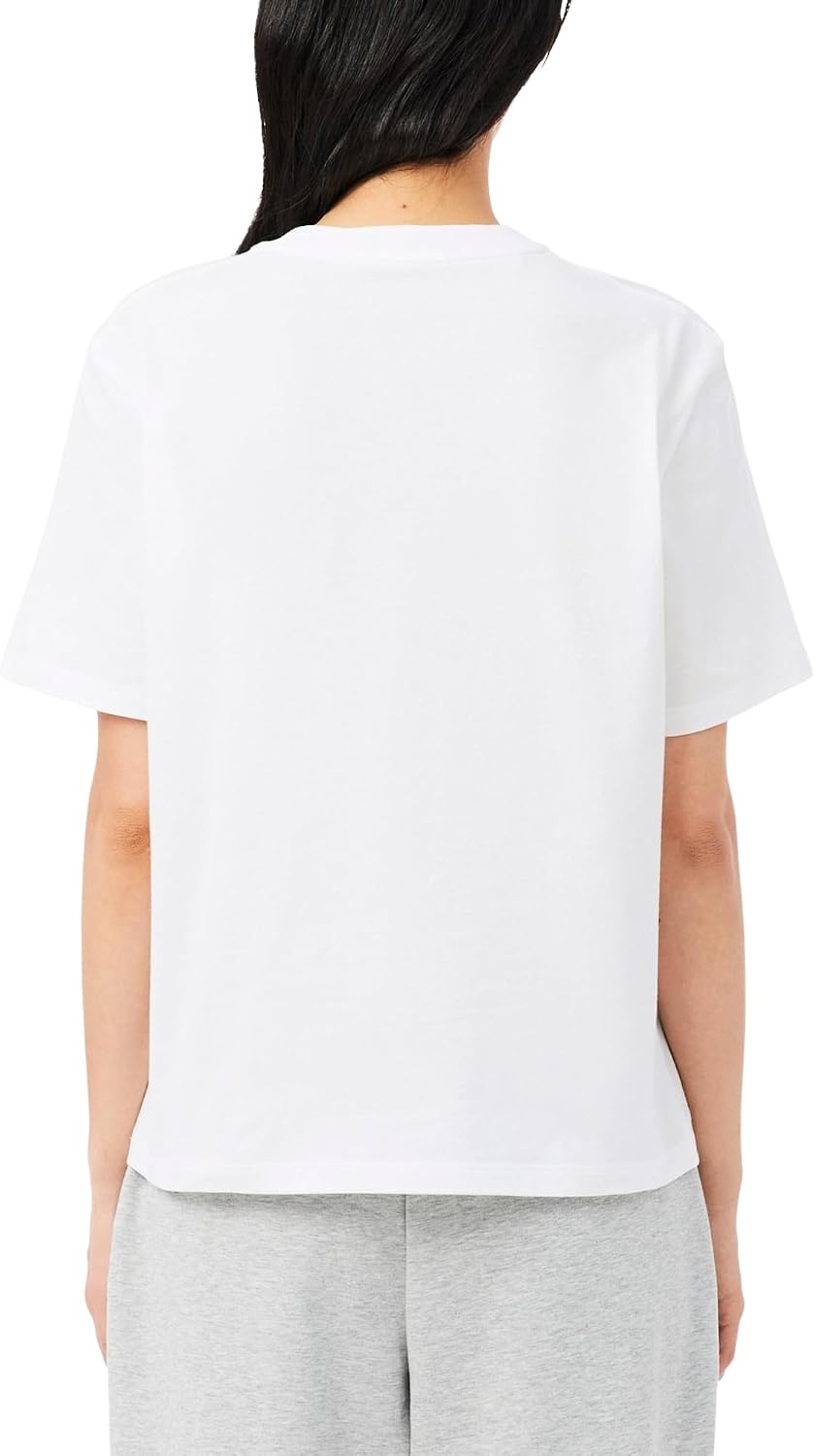 image:imageLacoste Cotton Jersey Loungewear TShirtWhiteGreen