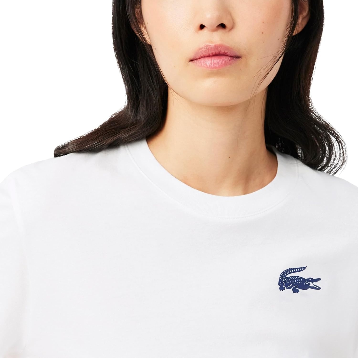 image:imageLacoste Cotton Jersey Loungewear TShirtWhiteGreen