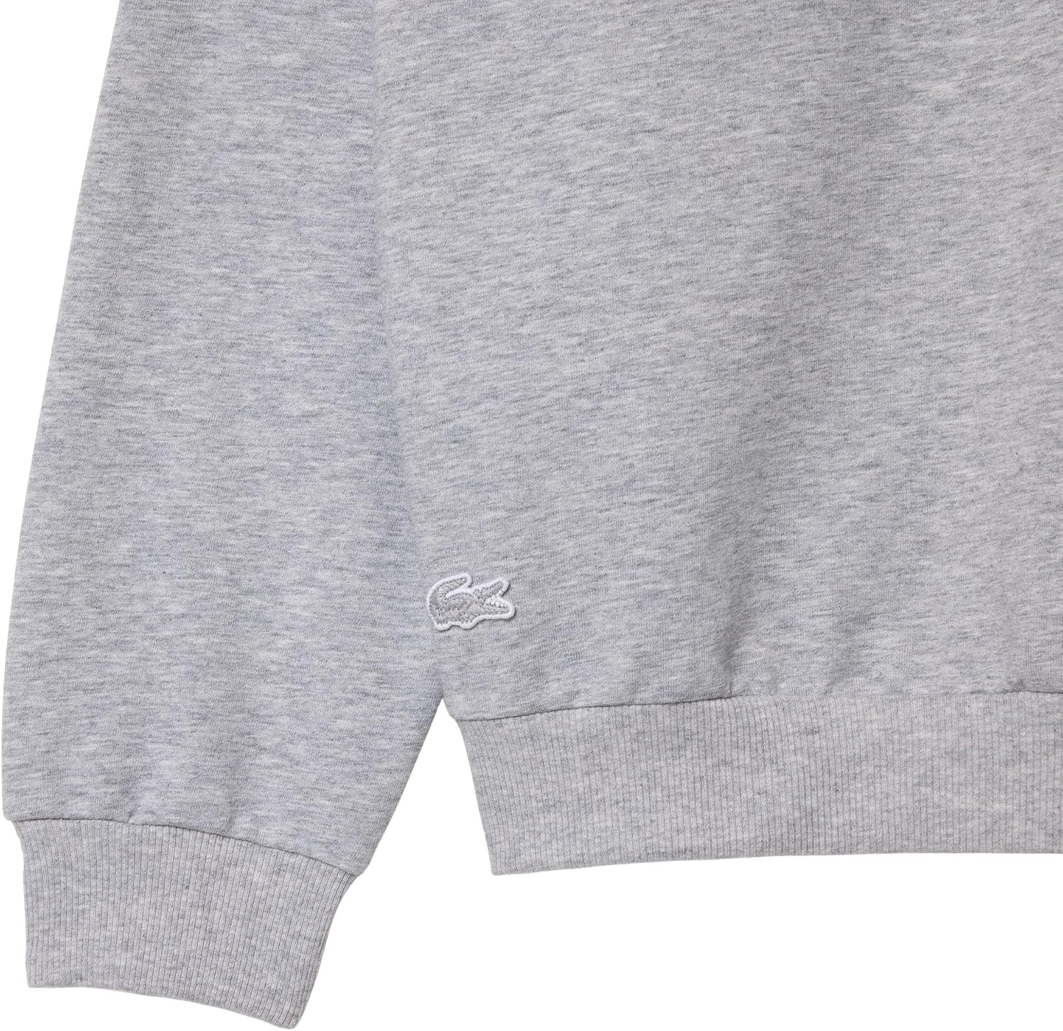 image:imageLacoste Logo Fleece Loungewear SweatshirtSilver ChineGreen