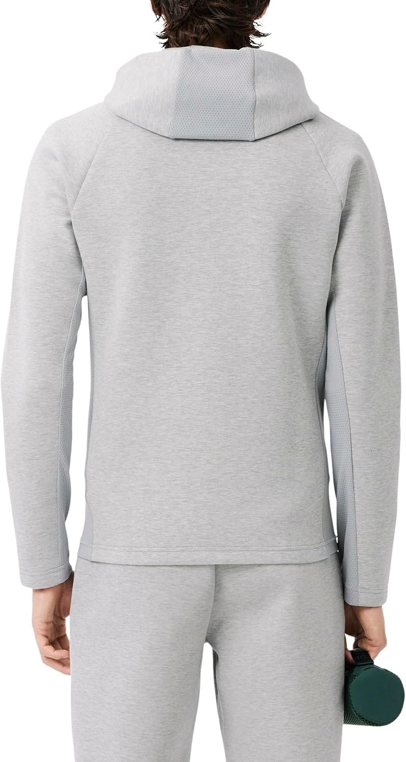 image:imageLacoste Mens Breathable Track JacketSilver ChineElephant Grey