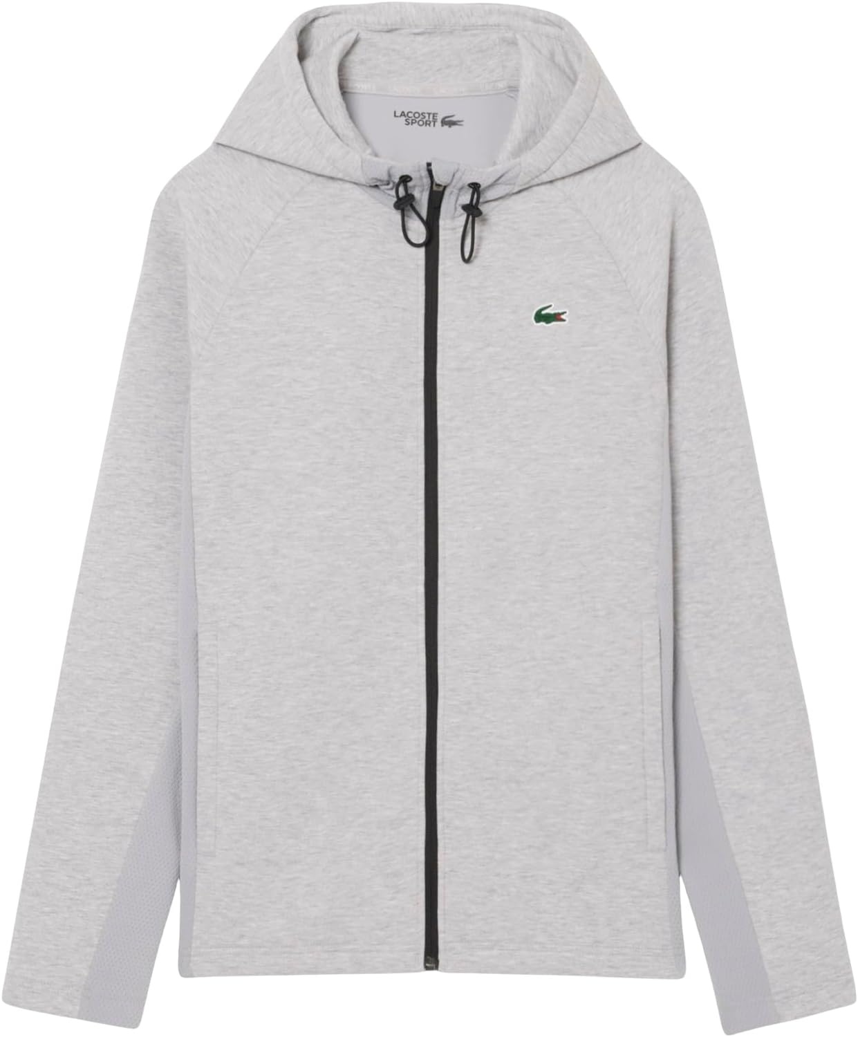 image:imageLacoste Mens Breathable Track JacketSilver ChineElephant Grey