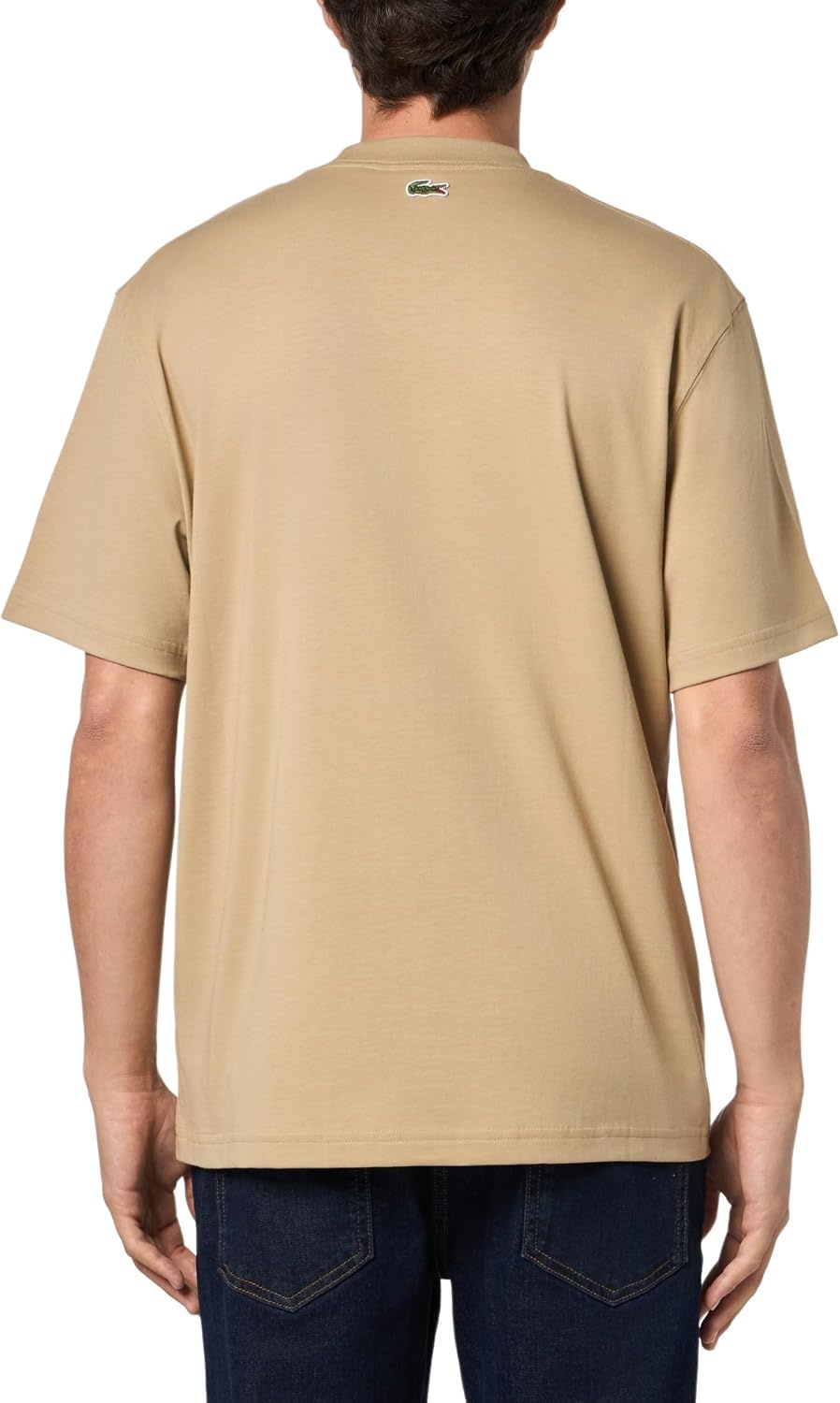 image:imageLacoste Mens Classic Fit Cotton Print TShirtBrown