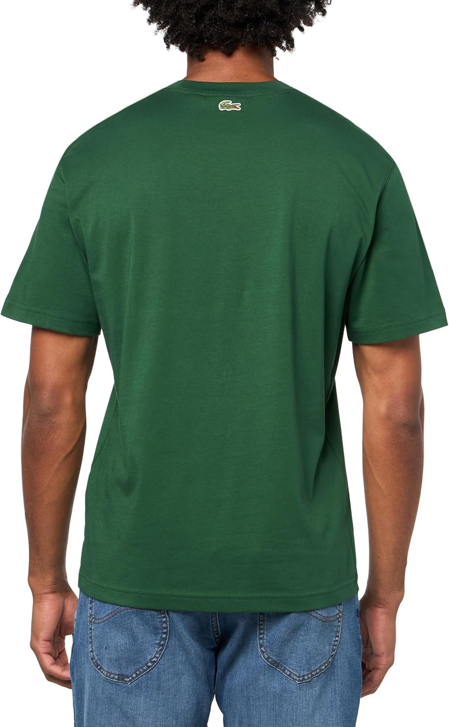 image:imageLacoste Mens Classic Fit Cotton Print TShirtGreen