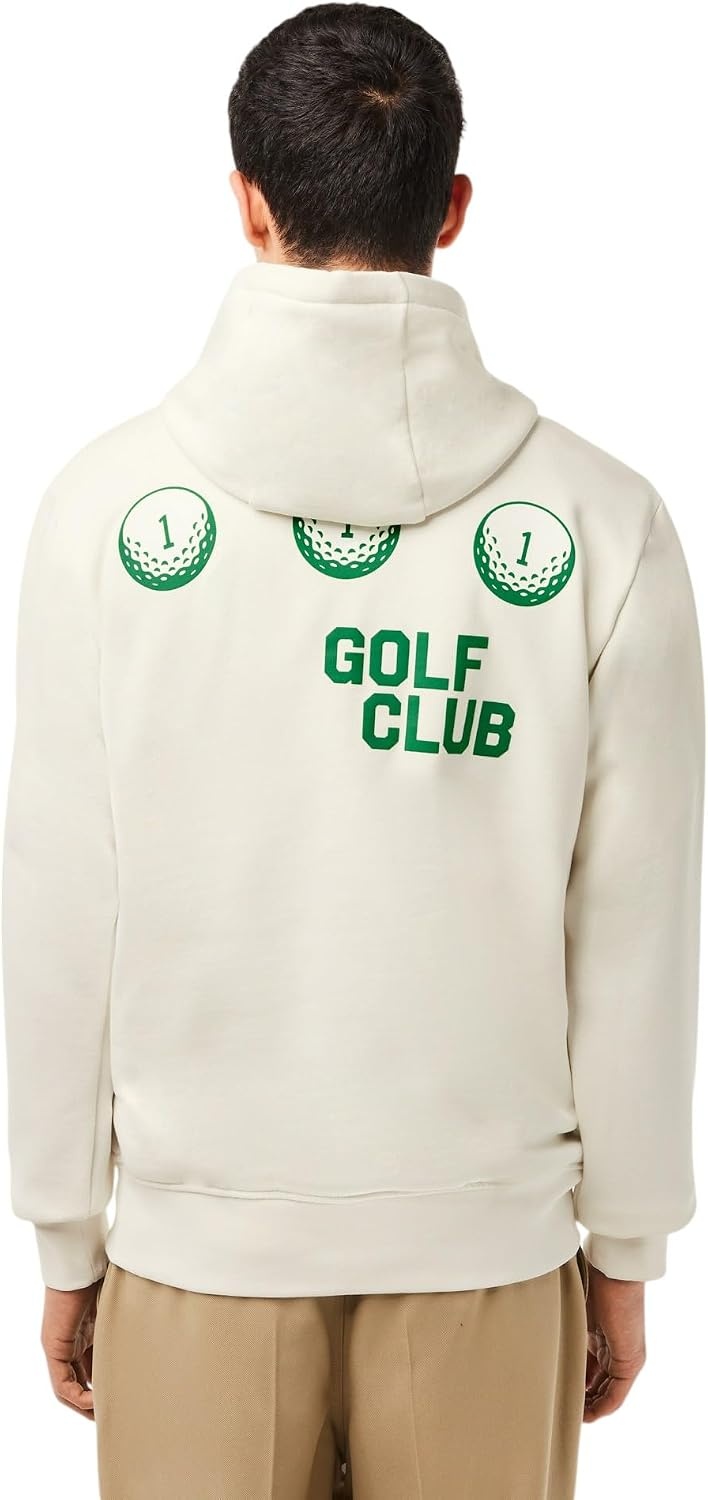 image:imageLacoste Mens Golf Relaxed Fit HoodieFlour