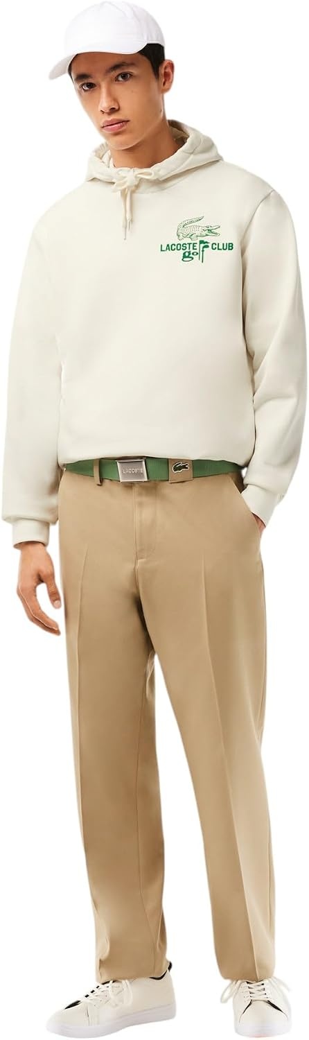 image:imageLacoste Mens Golf Relaxed Fit HoodieFlour