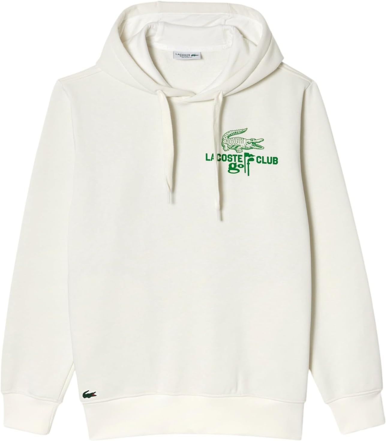 image:imageLacoste Mens Golf Relaxed Fit HoodieFlour
